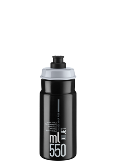 ELITE láhev JET 21' černá/šedé logo, 550 ml