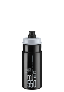 ELITE láhev JET 21' černá/šedé logo, 550 ml