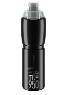Láhev ELITE Jet Plus 21 černá/šedé logo 950 ml