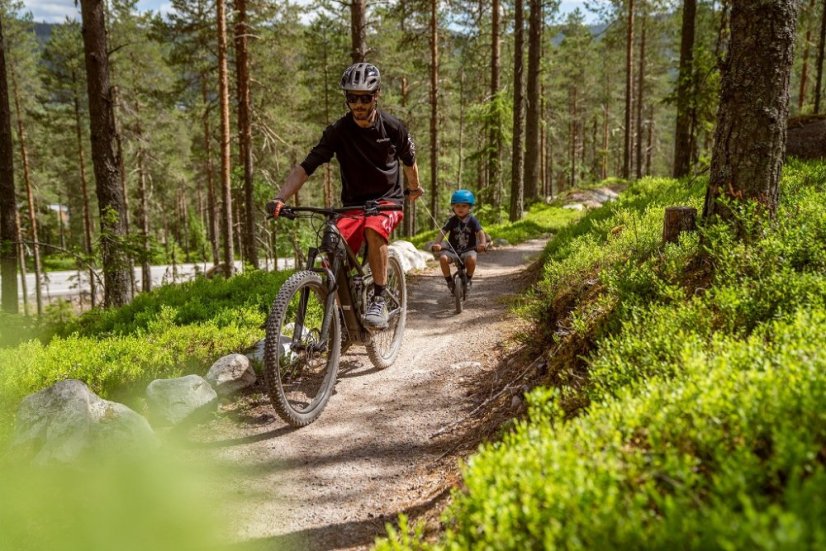 Naviják pro dětská kola Kidreel - Barva: Červená