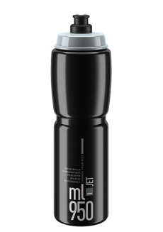 ELITE láhev JET 21' černá/šedé logo, 950 ml