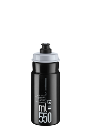 ELITE láhev JET 21' černá/šedé logo, 550 ml