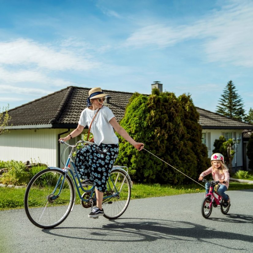 Naviják pro dětská kola Kidreel - Barva: Červená