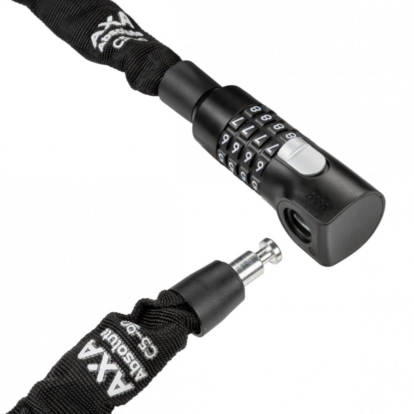 AXA zámek řetězový Absolute C5-90 Code (90 cm / 5 cm)