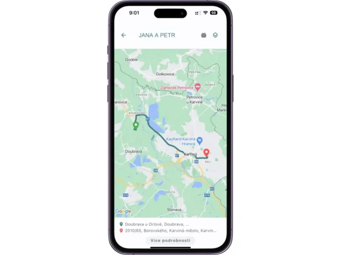 MALA GPS tracker na kolo