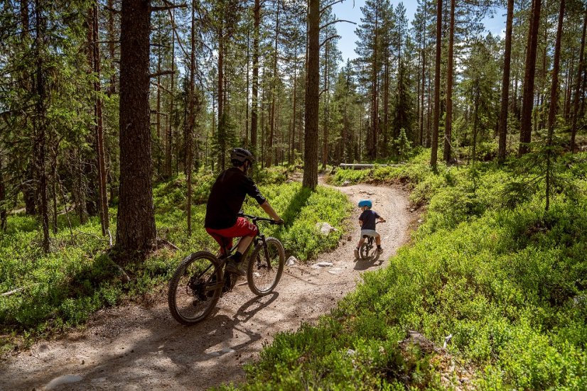 Naviják pro dětská kola Kidreel - Barva: Červená